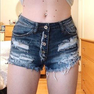 jean shorts
